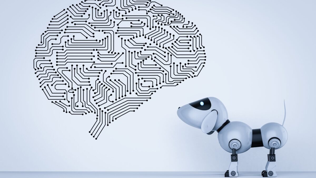 Blog chien robot et shéma représentant l'intelligence